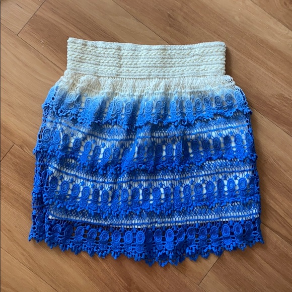 Ombré crochet mini skirt - Picture 5 of 9